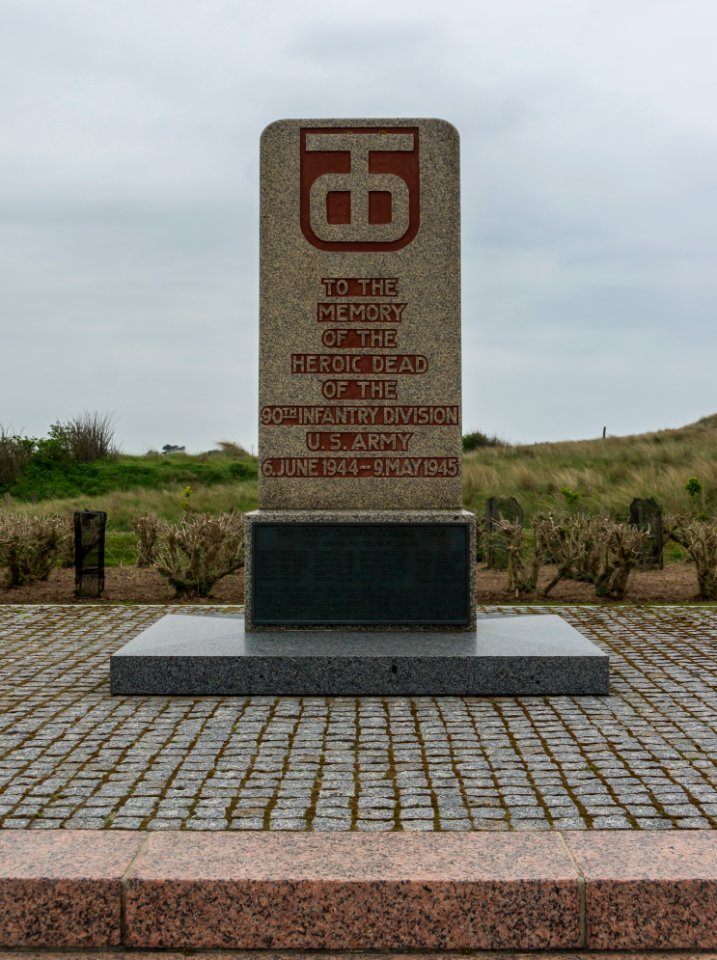 Monument 90th US Infantry Division Utah Beach Manche, France
