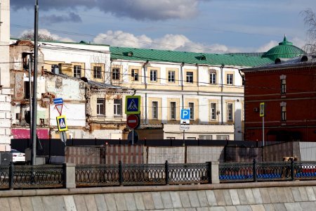 Moscow, Komissariatsky Lane, site of buildings demolished in 2019 06