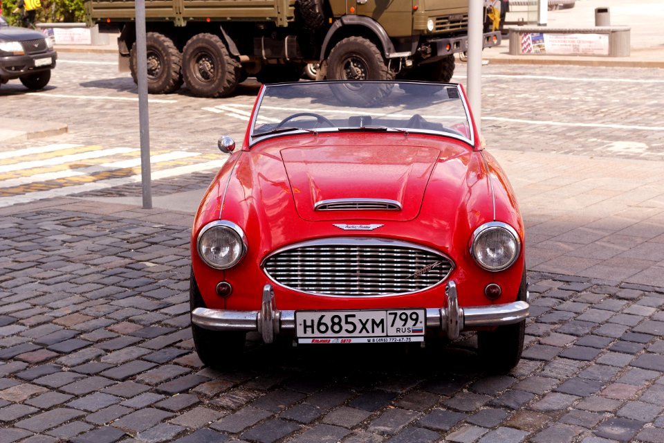 Moscow, Barrikadnaya Street, Austin-Healey 3000 03