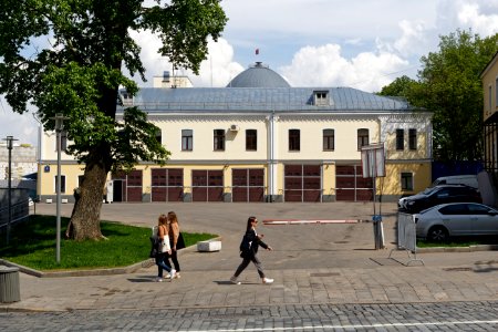 Moscow, Barrikadnaya Street fire department May 2021 01