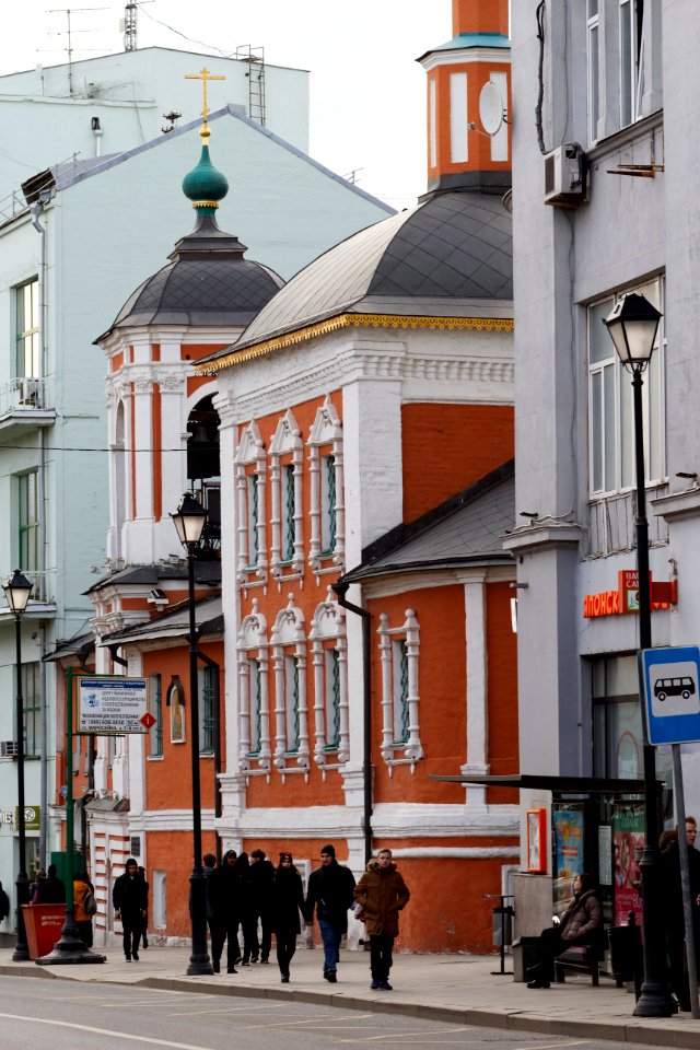 Moscow, Church of Saint Nicholas in Klyoniki, March 2020