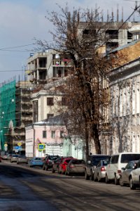 Moscow, Bakhrushina Street 11 construction, March 2012