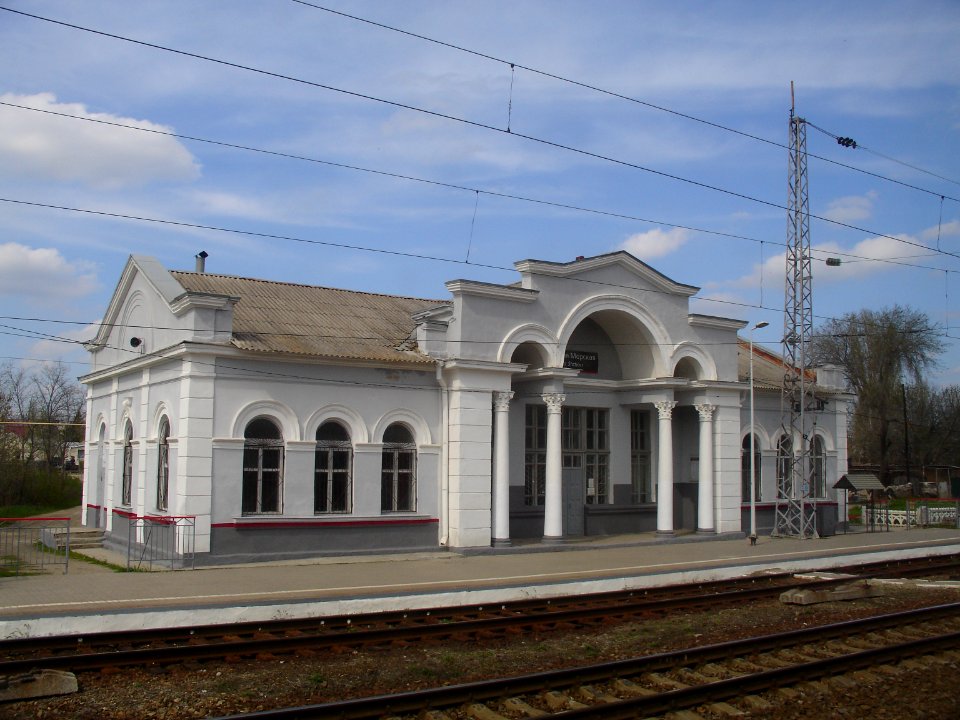 Morskaya railway station building - SW corner