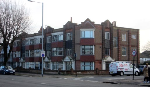 Mornington Mansions, New Church Road, Aldrington (December 2016)