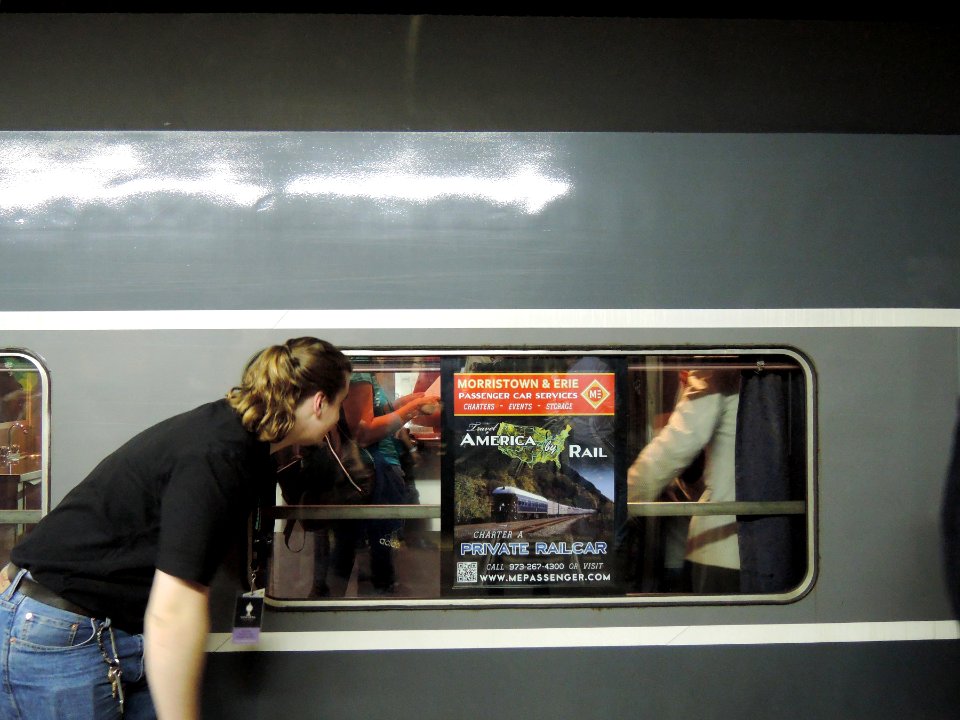 Morristown & Erie dining car rental GCMPoT jeh