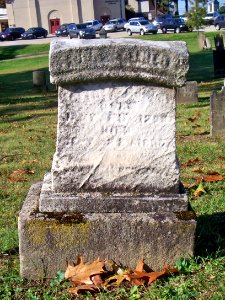 Morrow (Matthew), Bethel Cemetery, 2015-10-15, 01