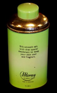 Morny June Roses talcum powder tin, pic2