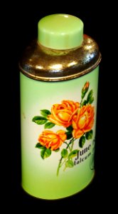 Morny June Roses talcum powder tin, pic4