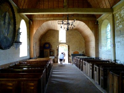 Morsan église Sainte-Trinité intérieur