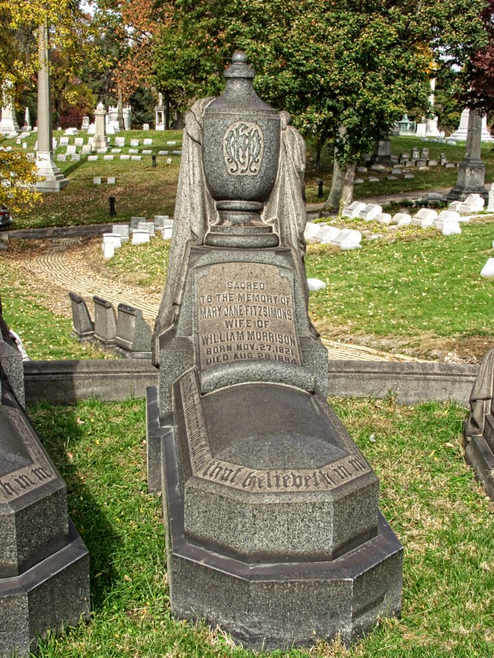 Morrison (Mary Jane Fitzsimmons), Allegheny Cemetery, 2015-10-27, 01