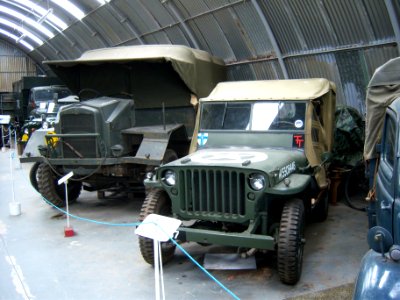 Morris Commercial C8AT Mk.III and Willys MB Truck, NELSAM, 27 June 2015