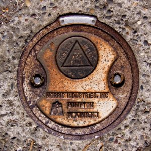Morris Manhole Cover for monitoring well