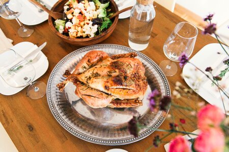 Dining plate healthy photo