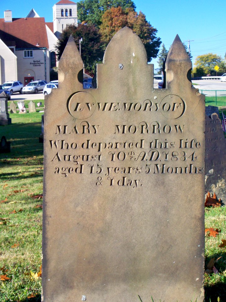 Morrow (Mary), Bethel Cemetery, 2015-10-15, 01