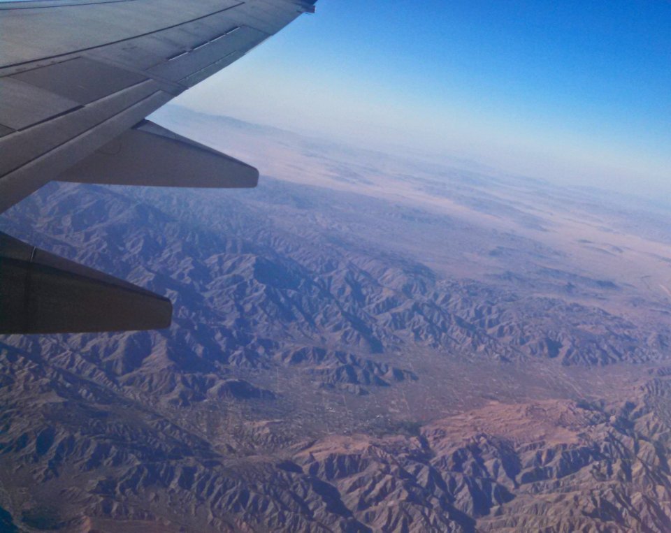 Morongo Valley California Seen from Air