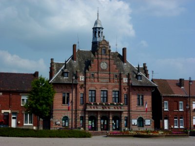 Mortagne-du-Nord (Nord, Fr) la mairie