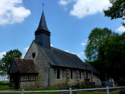 Morainville-Jouveaux (Eure, Fr) église de Jouveaux