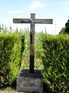 Moranville (Meuse) croix de chemin
