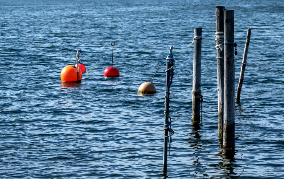 Mooring buoys and posts in Govik 1