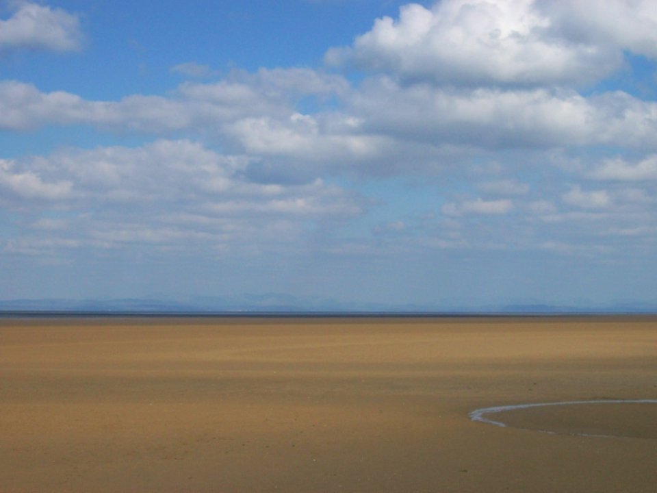 Morecambe Bay from Knot End photo