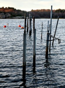 Mooring poles in Govik
