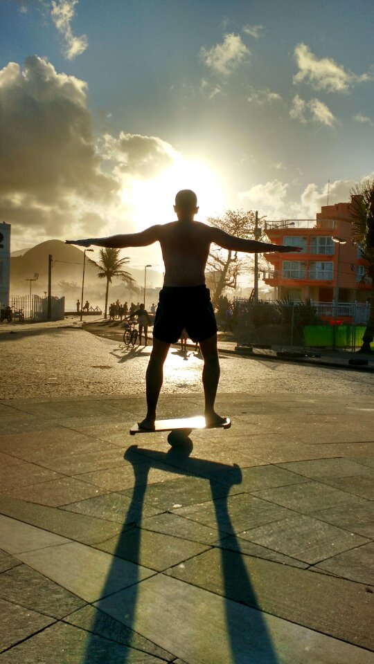Sunset rio de janeiro natural