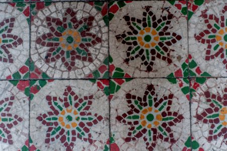 Mosaic floor in a colonial Maracaibo Center
