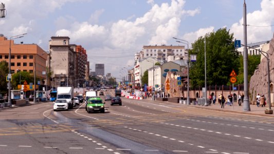 Moscow, Krasnaya Presnya Street, May 2021 02