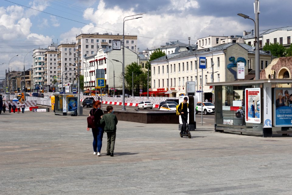 Moscow, Krasnaya Presnya Street, May 2021 01