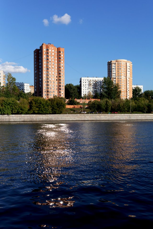 Moscow, Krutitskaya Embankment 19 and 23, August 2012