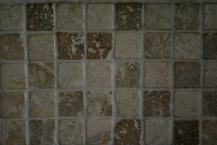Mosaic tiled wall photo