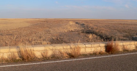 Morton County WPA bridge facing DS therefrom