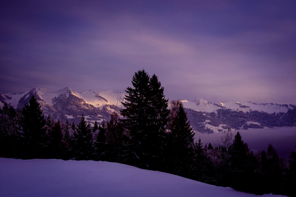 Snow mountains snowy