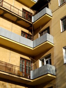 Moscow, Lesteva 18 inside balconies 04