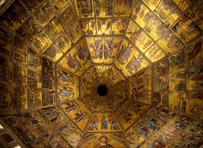 Mosaics centre baptistery Florence