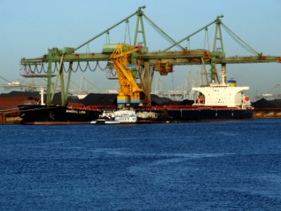 MINERAL LIBIN - IMO 9340726 - Callsign 3EZE7 p1, Mississippi harbour, Port of Rotterdam, Holland 29-Nov-2006