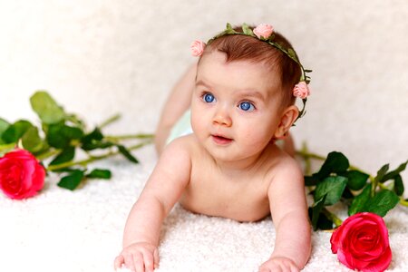 Baby roses hairband