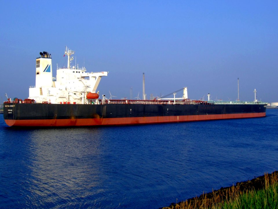 Minerva Concert p3 docked at the Caland canal, Port of Rotterdam, Holland 29-Apr-2007