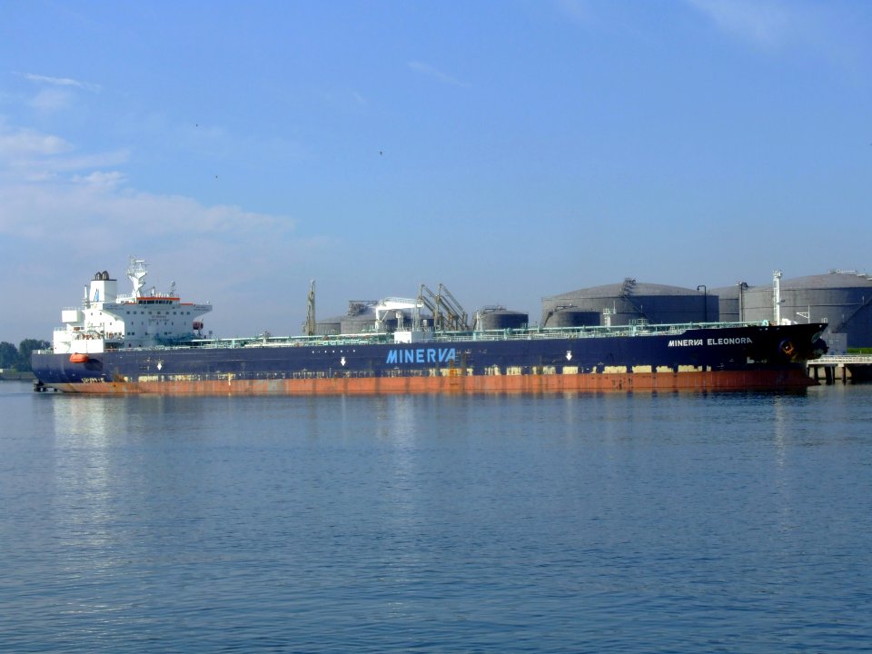 Minerva Eleonora IMO 9276573 p1 docked at the Caland canal, Port of Rotterdam, Holland 19-Jul-2007