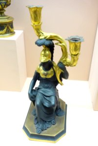 Minerva Candelabrum - Wedgwood, designed by Henry Webber, c. 1785 - Brooklyn Museum - Brooklyn, NY - DSC08919
