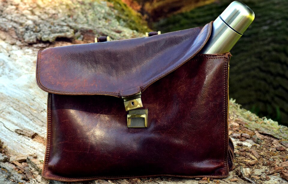 Briefcase thermos break