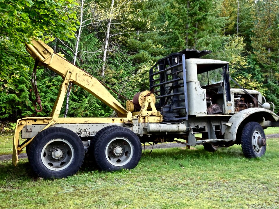 Wood vehicle logging