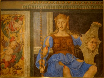 Minerva by Girolamo Genga, Italian, Urbino, 1506 or 1509, fresco transferred to canvas - Princeton University Art Museum - DSC06615