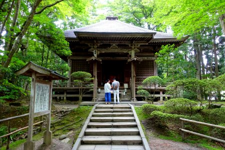 Mine Yakushido Hall - Chusonji, Hiraizumi, Iwate - DSC04835