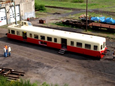 Mine museum diesel locomotive autorail Picasso X4042 at Petite-Rosselle pic-012