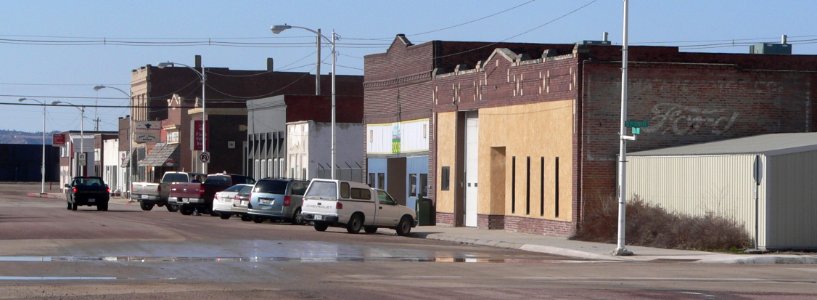 Minatare, Nebraska Main Street W side 1