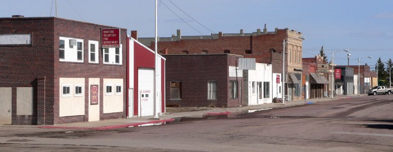 Minatare, Nebraska Main Street W side 2