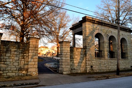 Miller Street entrance, Jefferson City National Cemetery