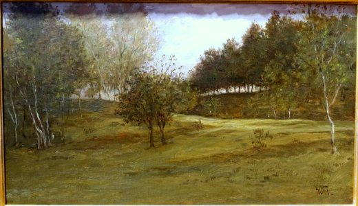 Milton Pastures by William Morris Hunt, 1876, oil on canvas - Portland Art Museum - Portland, Oregon - DSC08748