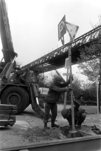Militairen, baileybruggen, Bestanddeelnr 932-6013